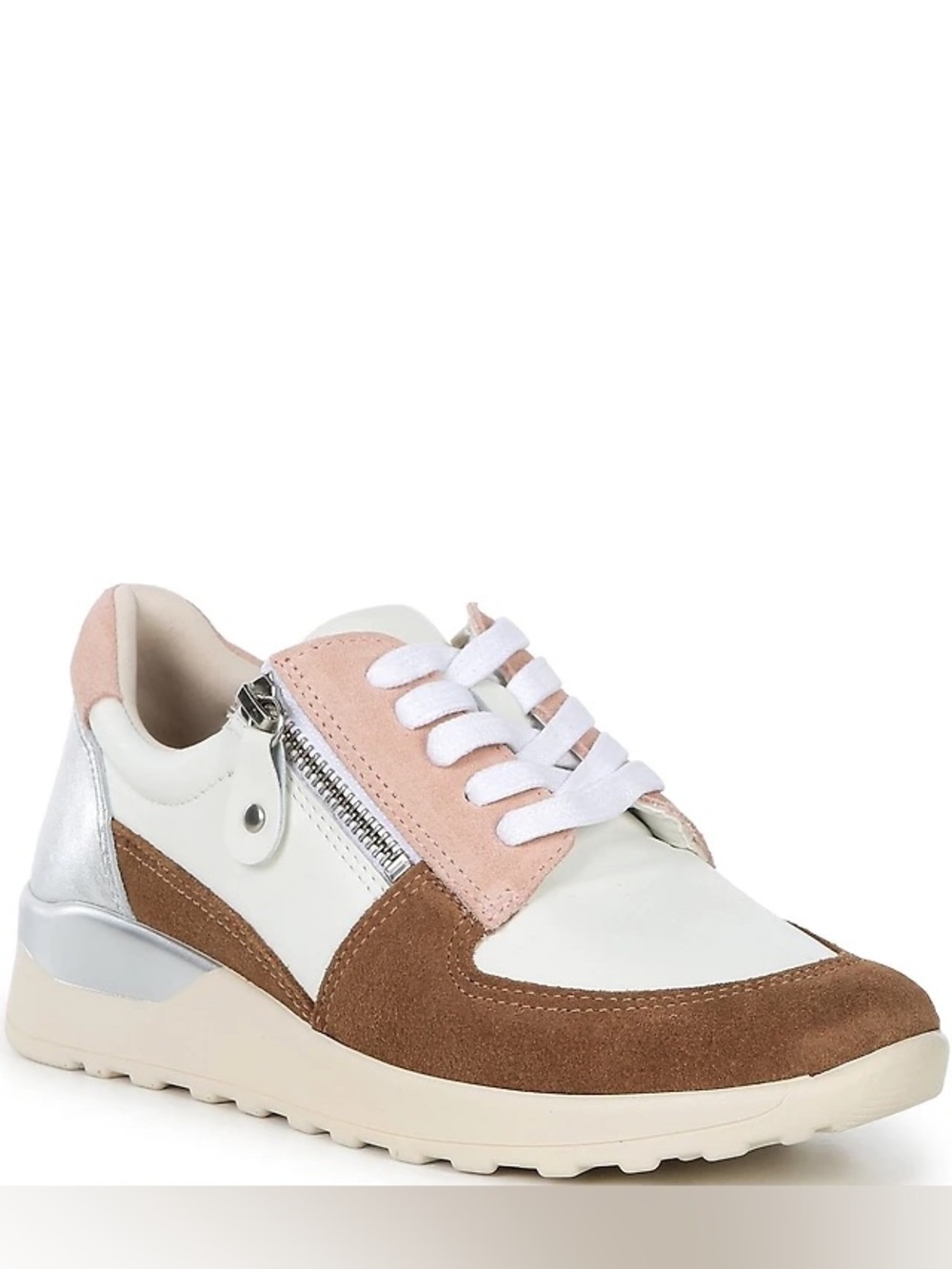 NWT Brioso Mimi Leather Zip Sneakers Sz 7,5 (no original box) - Picture 3 of 15